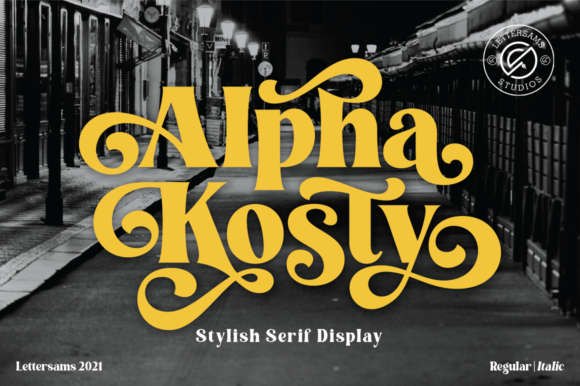 Alpha Kosty: A Bold Serif for Editorial Impact
