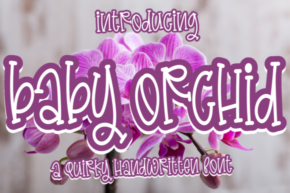 Baby Orchid: A Playful Typeface for Modern Web Design