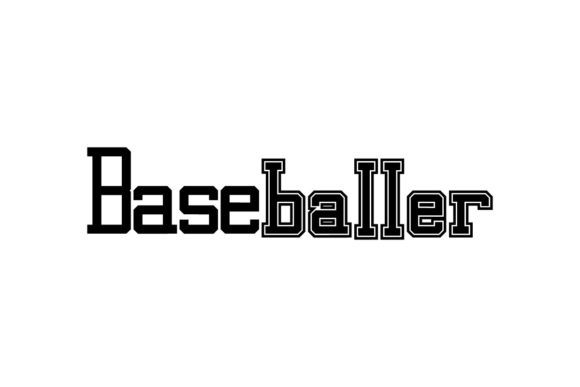 Baseballer: A Bold Serif Typeface for Editorial Design
