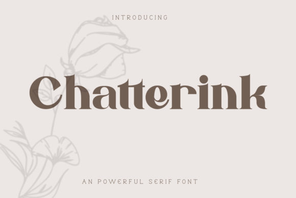 Chatterink: The Serif Font That Elevates Small Business Branding