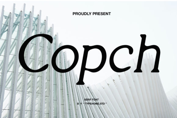 Copch: A Serene Serif Font for Editorial Design