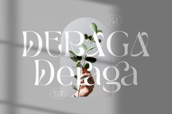 Deraga: The Elegant Serif Typeface for Handmade Brands