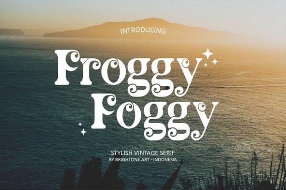 Froggy Foggy: A Playful Serif for Creative Branding