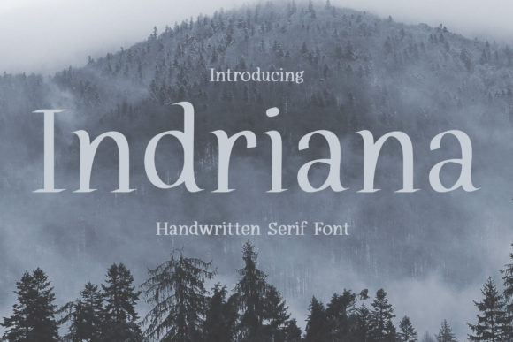 Indriana: A Serif Font for Authentic Brand Identity