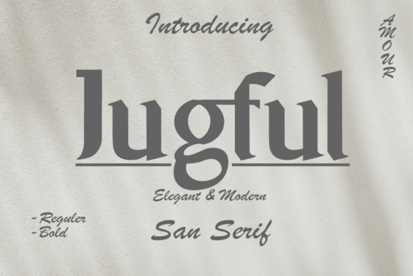 Jugful Typeface: A Designer’s Perspective on Branding with Serif Fonts