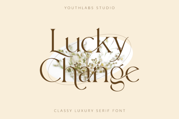 Lucky Change: A Delicate Serif Font for Stylish Craft Projects