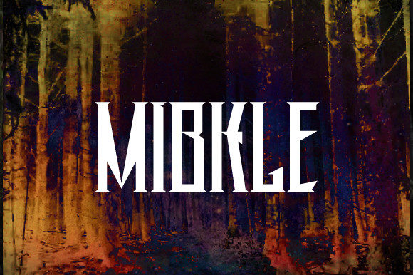Mibkle: A Bold Serif for Editorial Impact