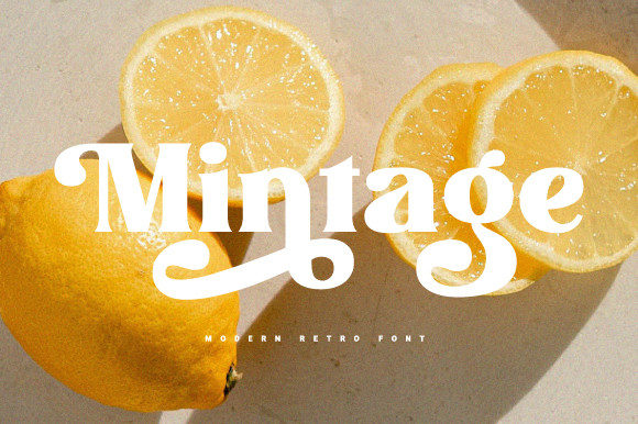 Mintage Typeface: Elevating Campaign Visuals with Serif Style