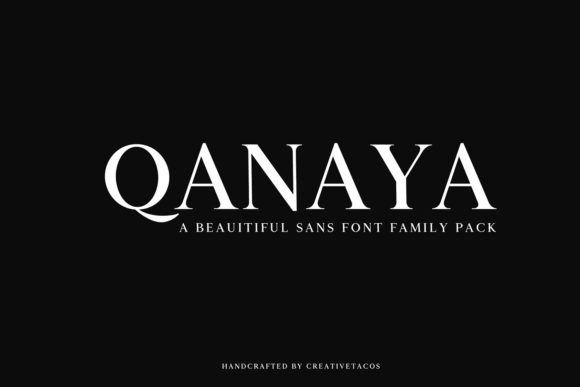 Qanaya Family: A Refined Serif for Editorial Design