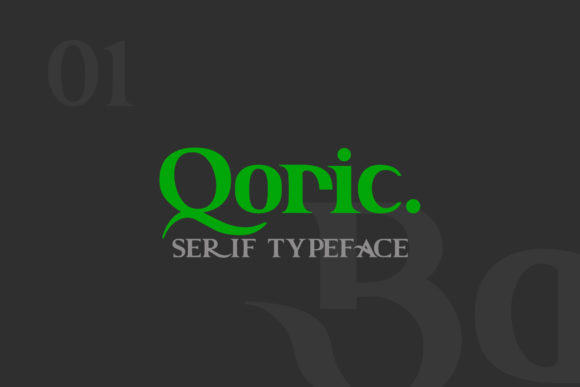 Qoric: A Chic Serif Typeface for Modern Editorial Design