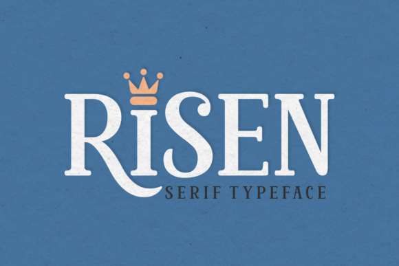 Risen: The Bold Serif Typeface for Handmade Branding and Product Design