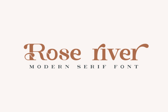 Rose River: The Assertive Serif Font for Bold Brand Identity