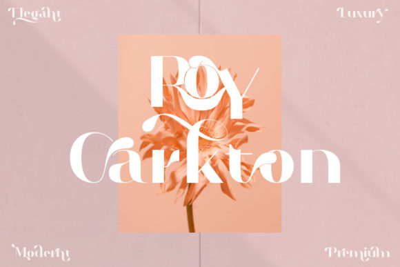 Roy Carkton: A Luxurious Serif for Premium Brand Identity