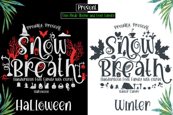Snow Breath: A Creative Font for Winter Branding