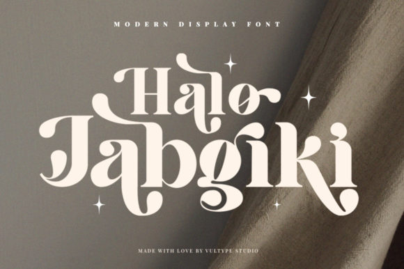 Upgrade Your Brand Identity With Halo Jabgiki Serif Font